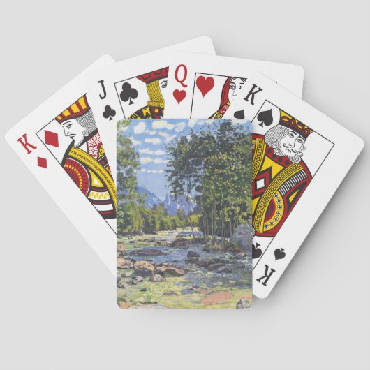 The Black Lutschina (door Ferdinand Hodler) Pokerkaarten (Achterkant)