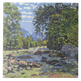 The Black Lutschina (door Ferdinand Hodler) Tegeltje