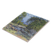 The Black Lutschina (door Ferdinand Hodler) Tegeltje (Zijkant)