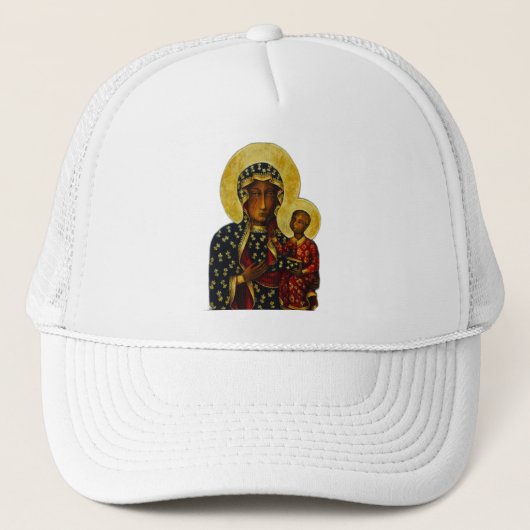 The Black Madonna of Czestochowa Trucker Pet (Voorkant)