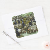 The Black Rabbits of Hy-Brasil Vierkante Sticker (Envelop)