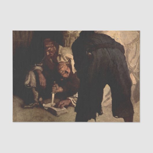 "The Black Spot" van NC Wyeth van "Treasure Island Tissuepapier (Voorkant)