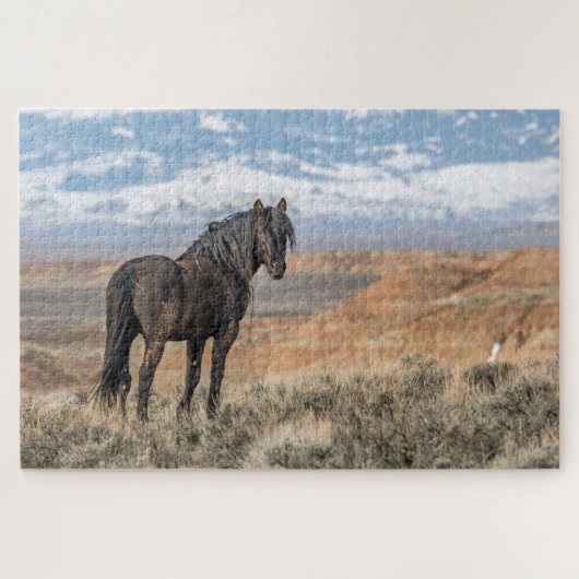 "The Black Stallion" Jigzaag Puzzle Legpuzzel (Horizontaal)