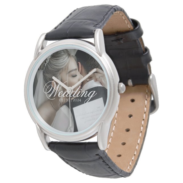 The Black Suite Wedding Watch Horloge (Gekanteld)