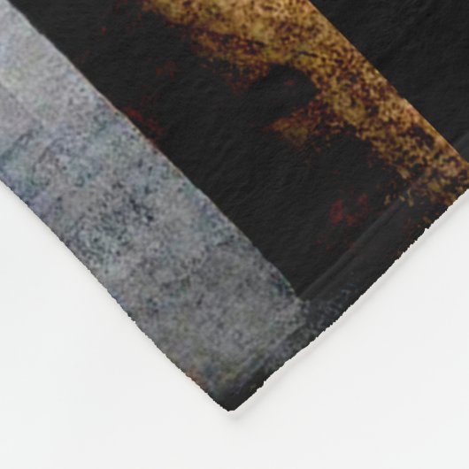 "The Black Supper by Da Vinci" Fleece Deken (Hoek)