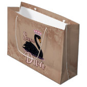 The black swan, queen of the water. groot cadeauzakje (Voorkant Gekanteld)