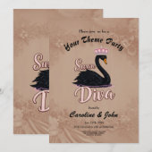 The black swan, queen of the water.  kaart (Voorkant / Achterkant)