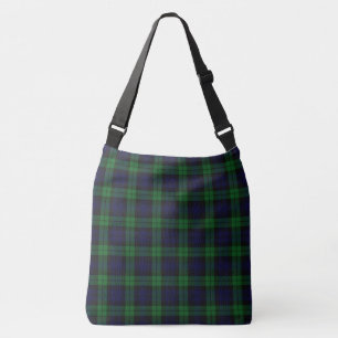 The Black Watch Tartan Crossbody Tas
