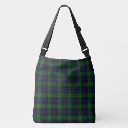 The Black Watch Tartan Crossbody Tas (Voorkant)