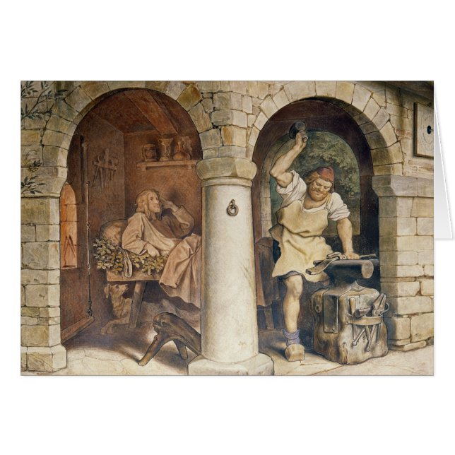 The Blacksmith of Ruhla, c.1854 (Voorkant Horizontaal)