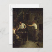 The Blacksmiths, Memory of Treport, 1857 Briefkaart (Voorkant / Achterkant)