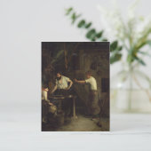 The Blacksmiths, Memory of Treport, 1857 Briefkaart (Staand voorkant)