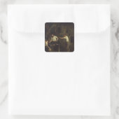 The Blacksmiths, Memory of Treport, 1857 Vierkante Sticker (Tas)