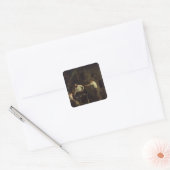 The Blacksmiths, Memory of Treport, 1857 Vierkante Sticker (Envelop)