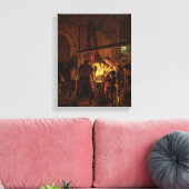 The Blacksmith's Shop (olie op doek) Canvas Afdruk (Insitu (Woonkamer))