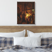 The Blacksmith's Shop (olie op doek) Canvas Afdruk (Insitu (Slaapkamer))