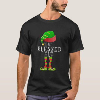 The Blessed Elf Kerstfeest Funny Group Family Matc T-shirt