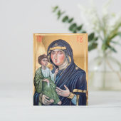 The Blessed Virgin - Advocata Nostra Icon Briefkaart (Staand voorkant)