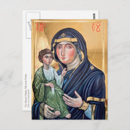 The Blessed Virgin - Advocata Nostra Icon Briefkaart