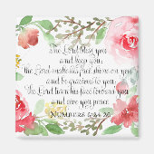 The blessing | Scripture Art | Numbers 6:24-26 Magneet (Voorkant)