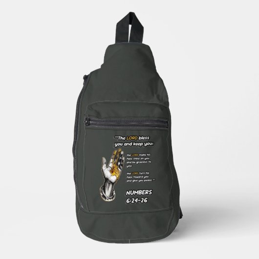 The Blessing- The LORD - Christian Sling Bag (Voorkant)
