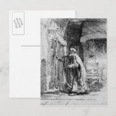 The blind Tobit, 1651 Briefkaart (Voorkant / Achterkant)
