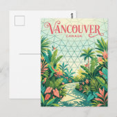 The Bloedel Conservatory Canada wordt vertaald als Briefkaart (Voorkant / Achterkant)
