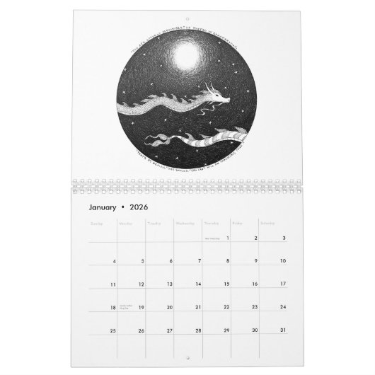 The Bloggess 2026 calendar Kalender (Jan 2026)
