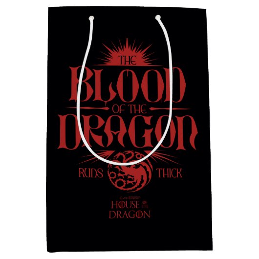 The Blood of the Dragon Runs Thick Medium Cadeauzakje (Voorkant)