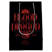 The Blood of the Dragon Runs Thick Medium Cadeauzakje (Achterkant)