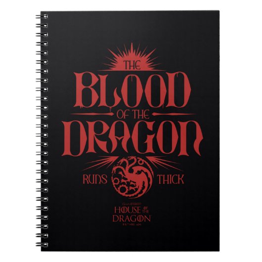 The Blood of the Dragon Runs Thick Notitieboek (Voorkant)