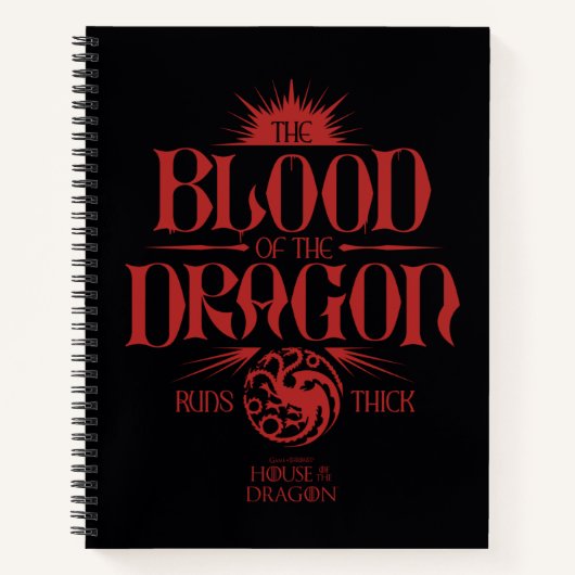 The Blood of the Dragon Runs Thick Notitieboek (Voorkant)