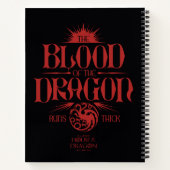 The Blood of the Dragon Runs Thick Notitieboek (Achterkant)