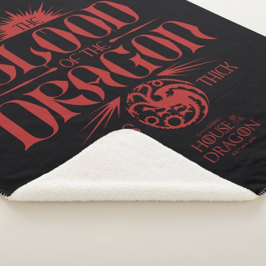 The Blood of the Dragon Runs Thick Sherpa Deken (3/4)