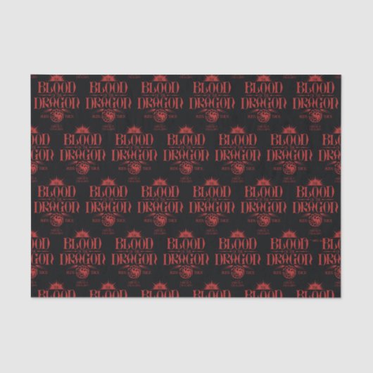 The Blood of the Dragon Runs Thick Tissuepapier (Voorkant)