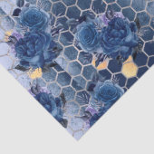 The Blue Bee Series Design 17 Vloeipapier Tissuepapier (Detail)
