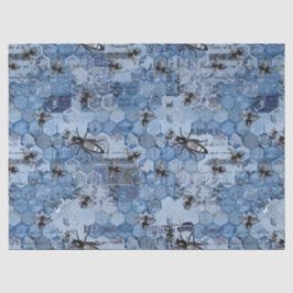 The Blue Bee Series Design 2 Tissuepapier