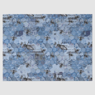 The Blue Bee Series Design 2 Tissuepapier