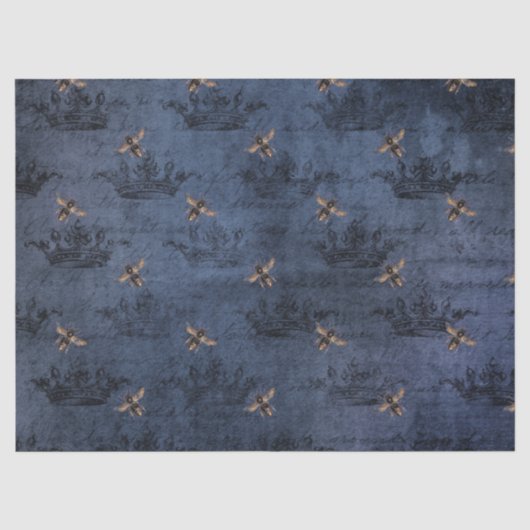 The Blue Bee Series Design 5 Tissuepapier (Voorkant)