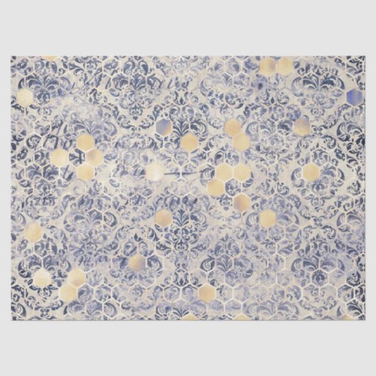 The Blue Bee Series Design 8 Tissuepapier (Voorkant)