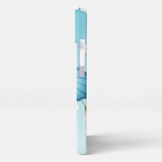 The blue butterfly iPhone Case iPhone Hoesje (Linkerkant)