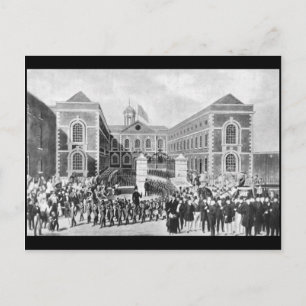 The Blue-Coat Hospital, Liverpool, 1843 Briefkaart