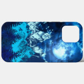 The Blue Cold Night Case-Mate iPhone Case (Achterkant (horizontaal))