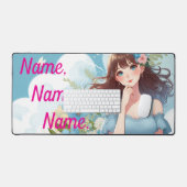 The Blue-Eyed Beauty's Gaze Bureaumat (Keyboard & Muis)