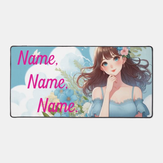 The Blue-Eyed Beauty's Gaze Bureaumat (Voorkant)