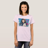 The Blue-Eyed Beauty's Gaze T-shirt (Voorkant volledig)