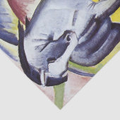 The Blue Horse van Franz Marc Tissue Paper Tissuepapier (Detail)