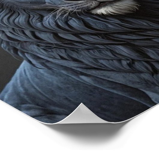 The Blue Lion  Poster (Hoek)