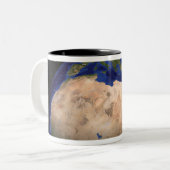 The Blue Marble Next Generation Earth 3 Tweekleurige Koffiemok (Voorkant links)