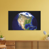 The Blue Marble Next Generation Earth 4 Canvas Afdruk (Insitu (Woonkamer))